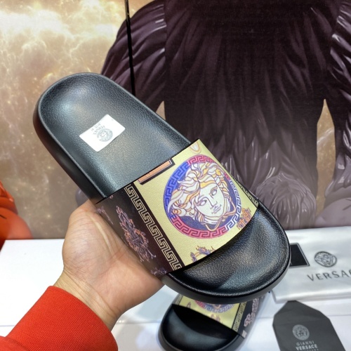 Replica Versace Slippers For Men #1196508 $45.00 USD for Wholesale