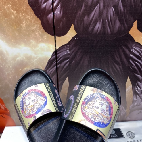 Replica Versace Slippers For Men #1196508 $45.00 USD for Wholesale