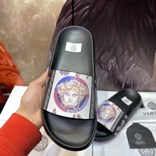 Replica Versace Slippers For Men #1196509 $45.00 USD for Wholesale