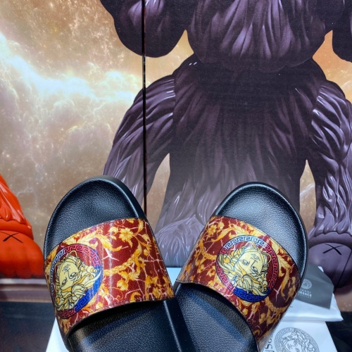 Replica Versace Slippers For Men #1196510 $45.00 USD for Wholesale