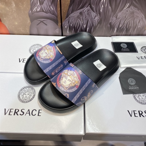 Replica Versace Slippers For Men #1196516 $45.00 USD for Wholesale