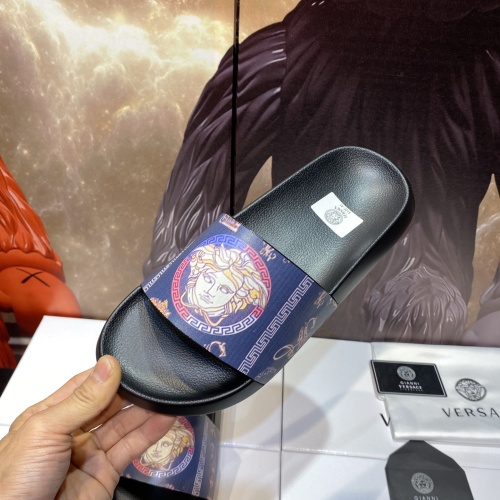 Replica Versace Slippers For Men #1196516 $45.00 USD for Wholesale