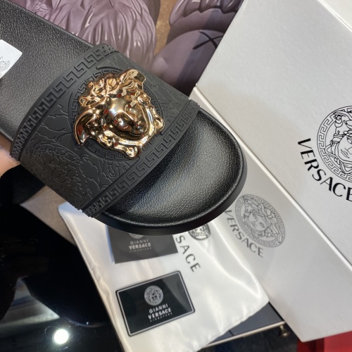 Replica Versace Slippers For Men #1196549 $48.00 USD for Wholesale