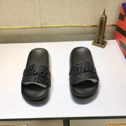 Replica Versace Slippers For Men #1196554 $45.00 USD for Wholesale