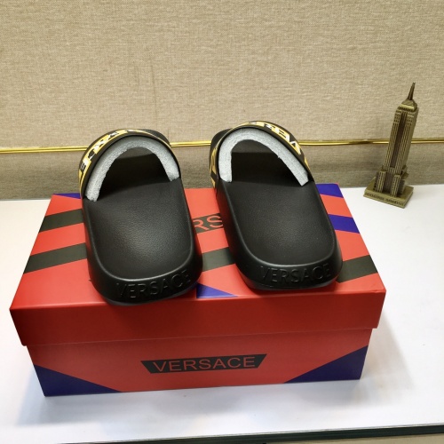 Replica Versace Slippers For Men #1196555 $45.00 USD for Wholesale