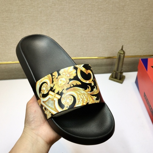 Replica Versace Slippers For Men #1196557 $45.00 USD for Wholesale