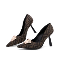 $80.00 USD Versace High-Heeled Shoes For Women #1187375