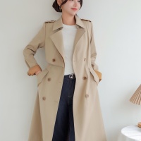 $160.00 USD Burberry Trench Coat Long Sleeved For Women #1187717