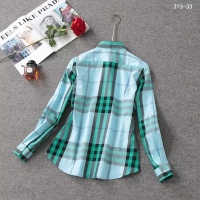 $38.00 USD Burberry Shirts Long Sleeved For Women #1192301