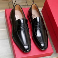 $125.00 USD Salvatore Ferragamo Leather Shoes For Men #1196411