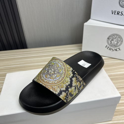 Replica Versace Slippers For Men #1196597 $45.00 USD for Wholesale