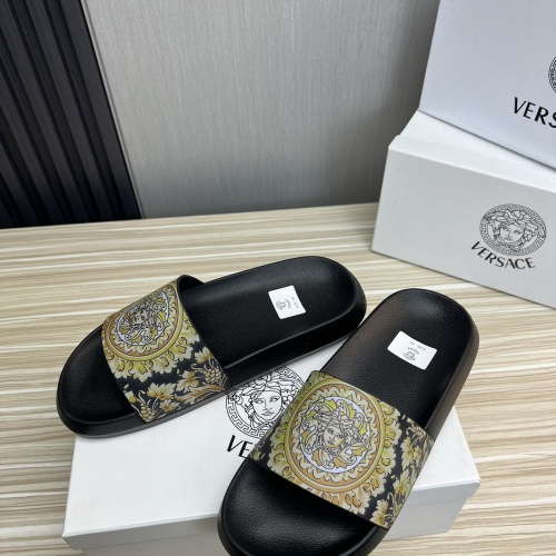 Replica Versace Slippers For Men #1196597 $45.00 USD for Wholesale