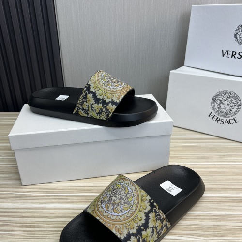 Replica Versace Slippers For Men #1196597 $45.00 USD for Wholesale