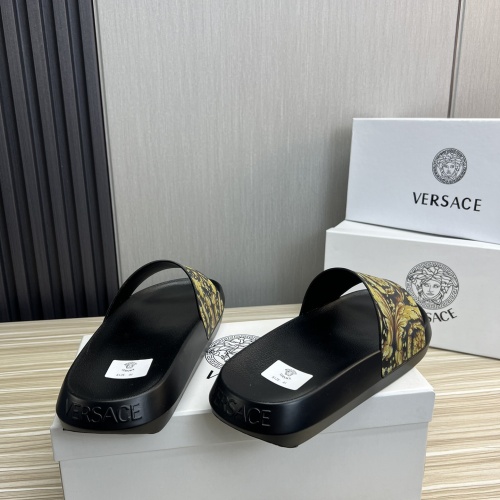 Replica Versace Slippers For Men #1196598 $45.00 USD for Wholesale