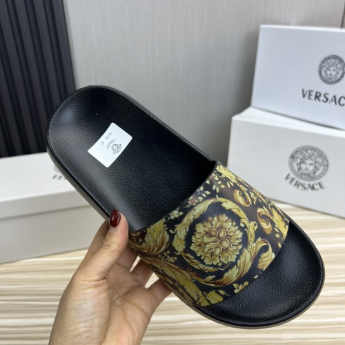 Replica Versace Slippers For Men #1196598 $45.00 USD for Wholesale