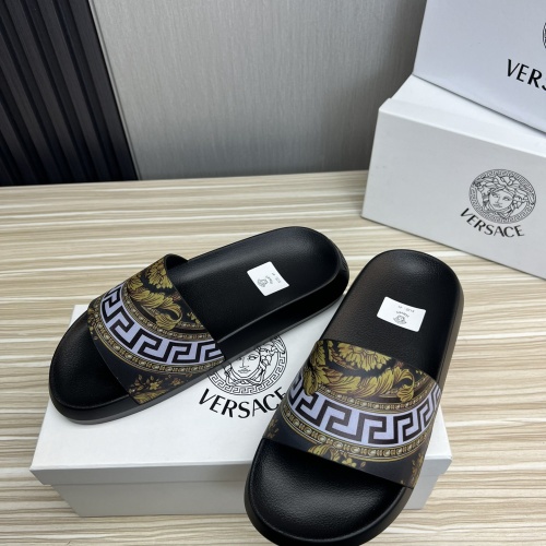 Replica Versace Slippers For Men #1196600 $45.00 USD for Wholesale