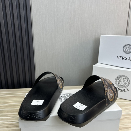 Replica Versace Slippers For Men #1196601 $45.00 USD for Wholesale