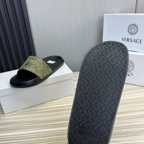 Replica Versace Slippers For Men #1196604 $45.00 USD for Wholesale