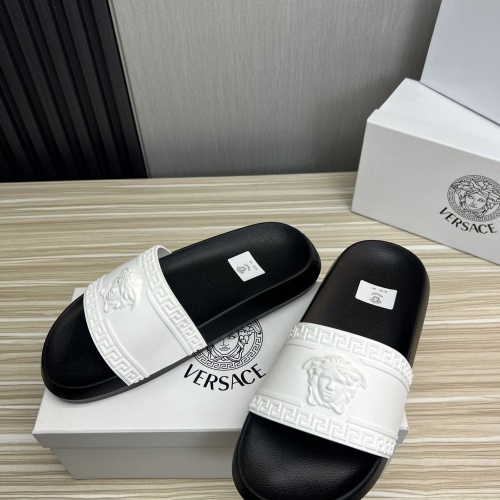 Replica Versace Slippers For Men #1196607 $45.00 USD for Wholesale