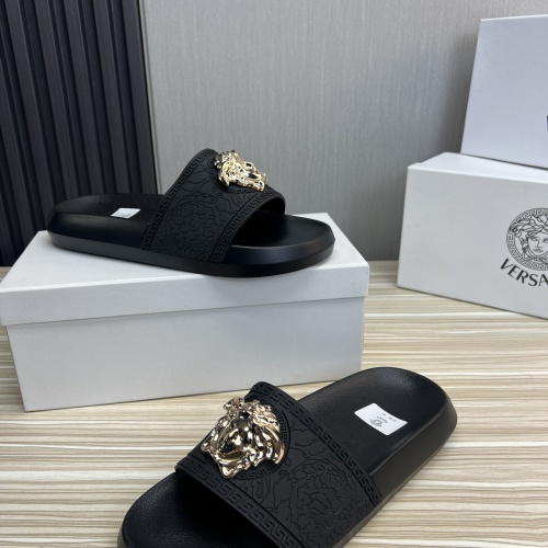 Replica Versace Slippers For Men #1196610 $45.00 USD for Wholesale