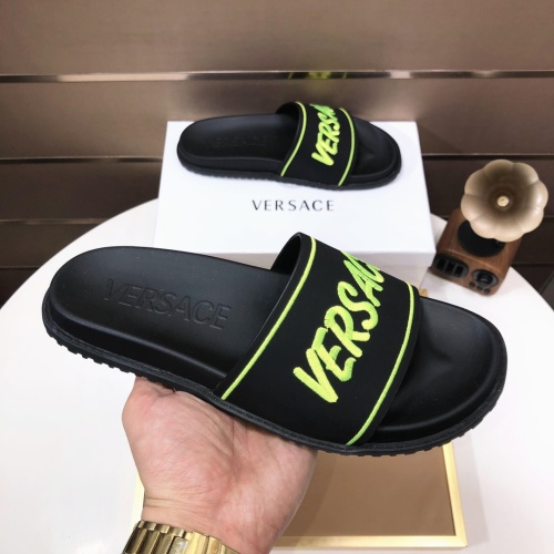 Replica Versace Slippers For Men #1196767 $52.00 USD for Wholesale