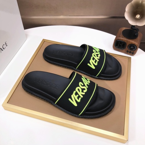 Replica Versace Slippers For Men #1196767 $52.00 USD for Wholesale