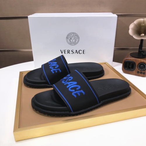 Replica Versace Slippers For Men #1196768 $52.00 USD for Wholesale