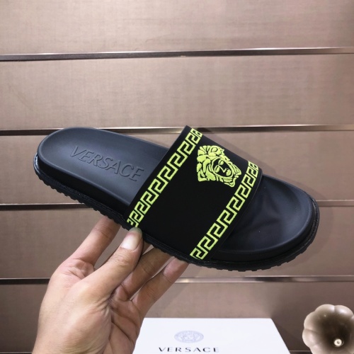 Replica Versace Slippers For Men #1196772 $52.00 USD for Wholesale