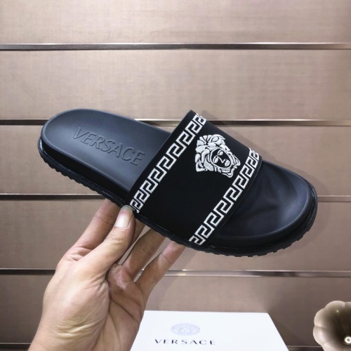 Replica Versace Slippers For Men #1196774 $52.00 USD for Wholesale