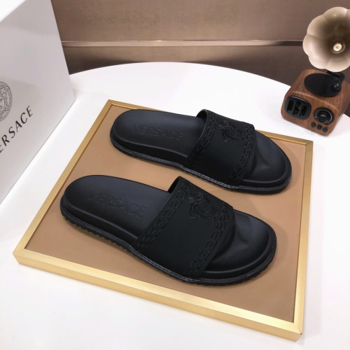 Replica Versace Slippers For Men #1196775 $52.00 USD for Wholesale