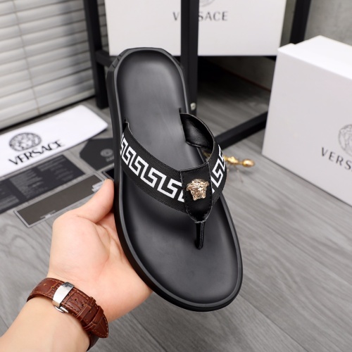 Replica Versace Slippers For Men #1196788 $42.00 USD for Wholesale