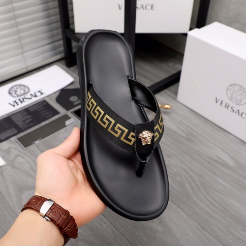 Replica Versace Slippers For Men #1196789 $42.00 USD for Wholesale