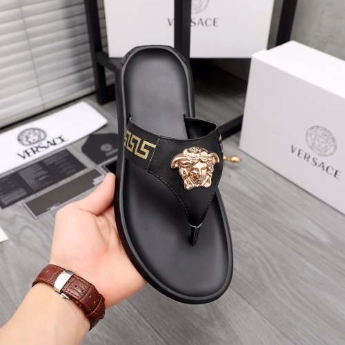 Replica Versace Slippers For Men #1196794 $42.00 USD for Wholesale