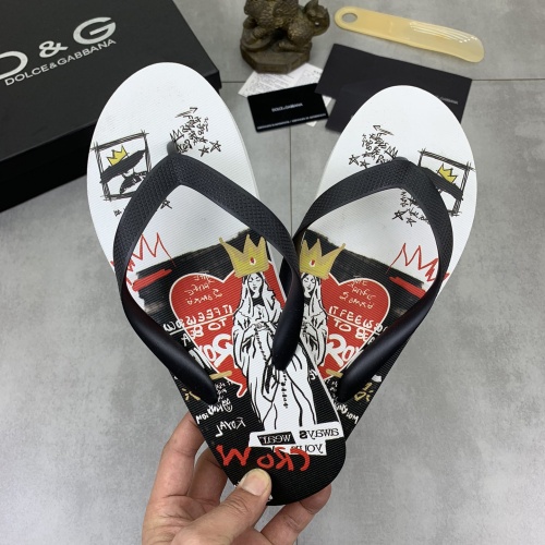 Replica Dolce & Gabbana D&G Slippers For Women #1197344 $45.00 USD for Wholesale