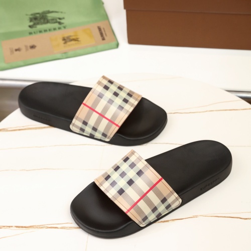 Replica Burberry Slippers For Men #1197584 $48.00 USD for Wholesale