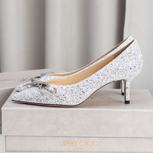 Replica Jimmy Choo High-Heeled Shoes For Women #1197749 $96.00 USD for Wholesale