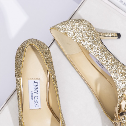 Replica Jimmy Choo High-Heeled Shoes For Women #1197750 $96.00 USD for Wholesale