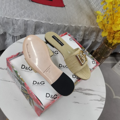 Replica Dolce & Gabbana D&G Slippers For Women #1198075 $115.00 USD for Wholesale