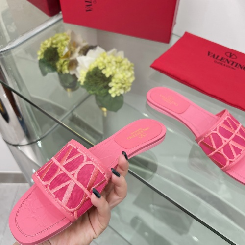 Replica Valentino Slippers For Women #1198327 $82.00 USD for Wholesale