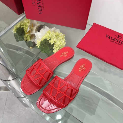 Replica Valentino Slippers For Women #1198328 $82.00 USD for Wholesale