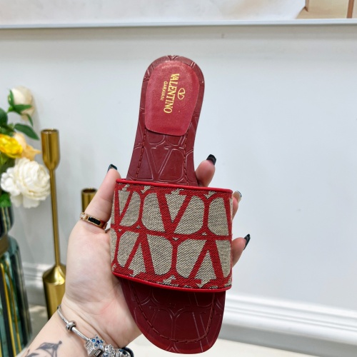 Replica Valentino Slippers For Women #1198340 $82.00 USD for Wholesale