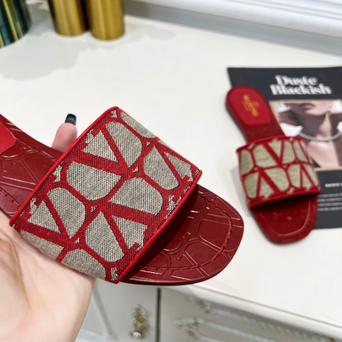 Replica Valentino Slippers For Women #1198340 $82.00 USD for Wholesale