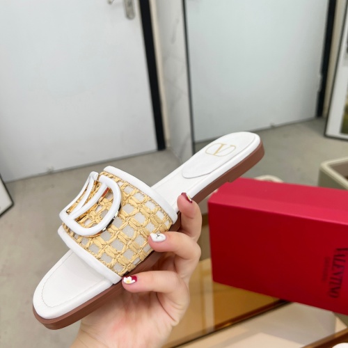 Replica Valentino Slippers For Women #1198485 $85.00 USD for Wholesale