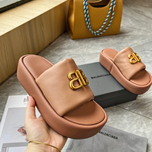 Replica Balenciaga Slippers For Women #1198557 $88.00 USD for Wholesale