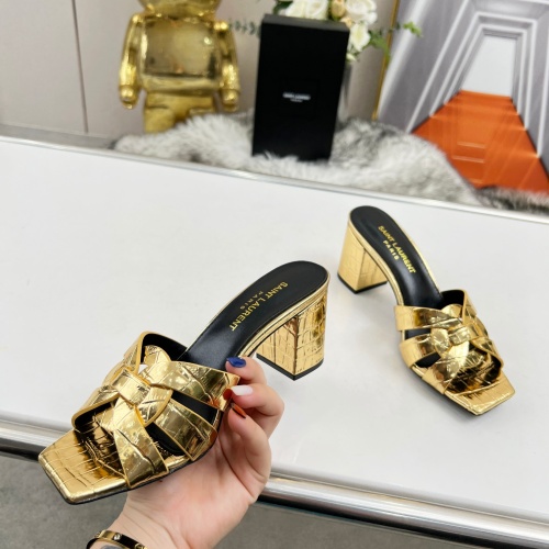 Replica Yves Saint Laurent YSL Slippers For Women #1198755 $82.00 USD for Wholesale