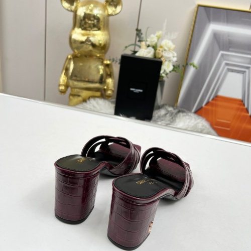 Replica Yves Saint Laurent YSL Slippers For Women #1198761 $82.00 USD for Wholesale