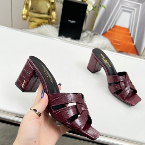 Replica Yves Saint Laurent YSL Slippers For Women #1198761 $82.00 USD for Wholesale