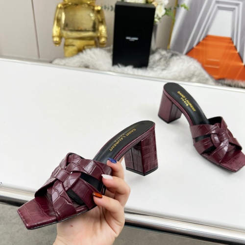 Replica Yves Saint Laurent YSL Slippers For Women #1198761 $82.00 USD for Wholesale