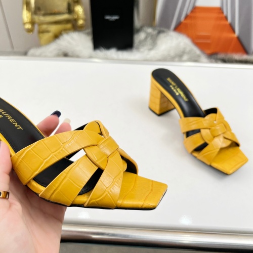 Replica Yves Saint Laurent YSL Slippers For Women #1198763 $82.00 USD for Wholesale