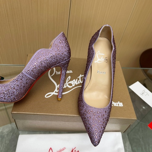 Replica Christian Louboutin High-heeled shoes For Women #1198964 $125.00 USD for Wholesale